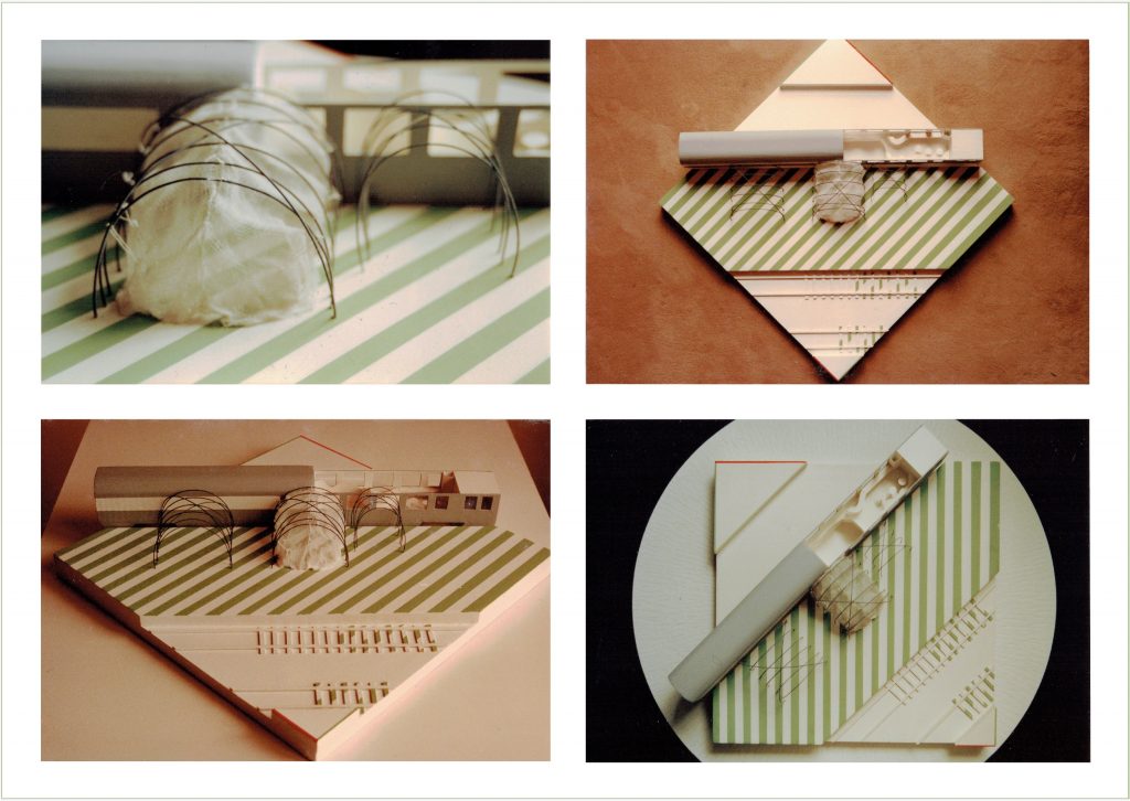 Eisenbahn-Waggon für Kinder - Modell Diplom-Arbeit