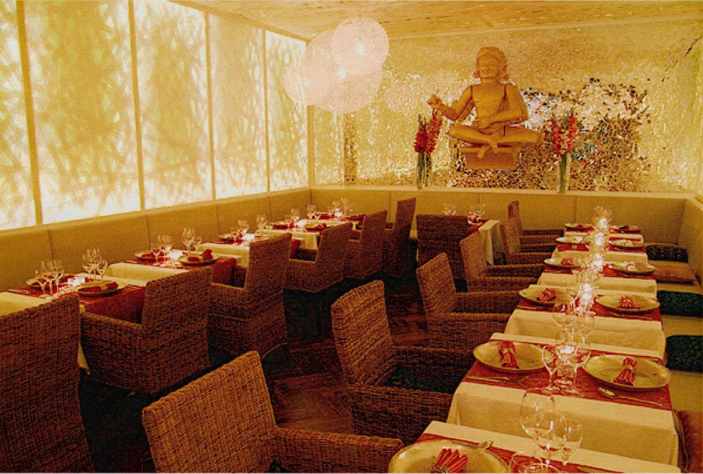 Blick von Lounge in Restaurant